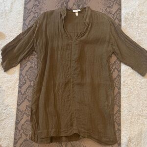 Eileen Fisher Khaki Women's Tunic